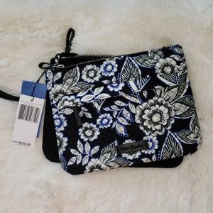 Vera Bradley- 2 RFID Crossbody purses in Snow Lotus and Black